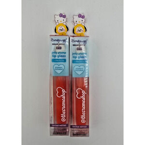 2X The Creme Shop x Hello Kitty x BT21 Jelly Plump Lip Gloss - Mochi Cutie